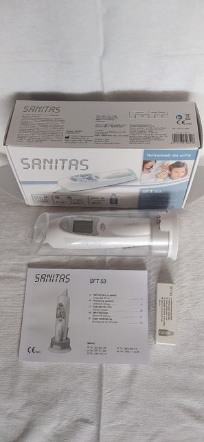 Termometr do ucha SANITAS SFT 53.Nowy-Nieużywany.Aktualne.
