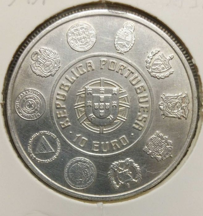 Moeda de 10 euros náutica