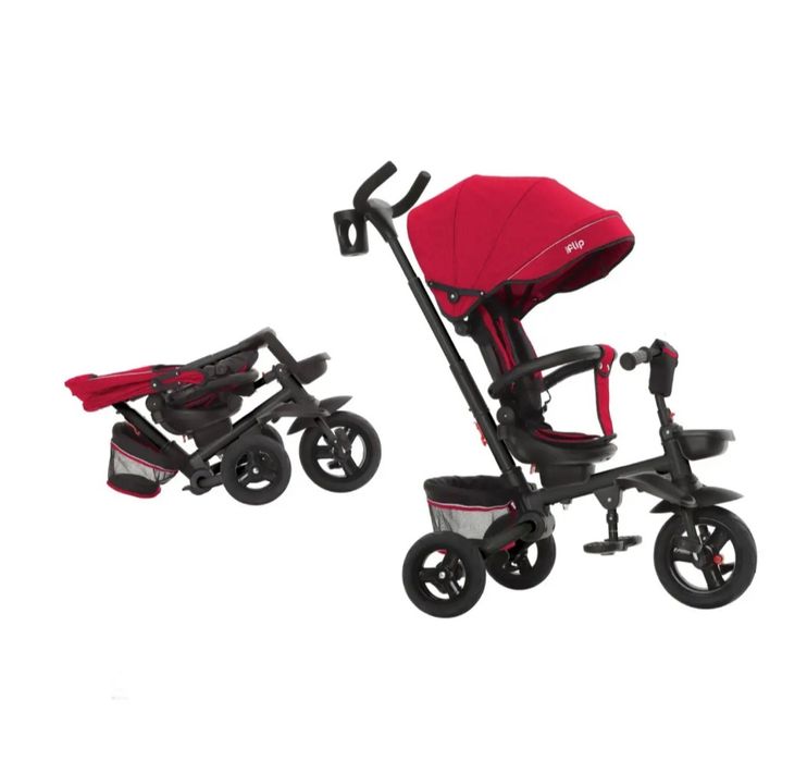 Велосипед з батьківською ручкою Візок Тростинка НОВИЙ