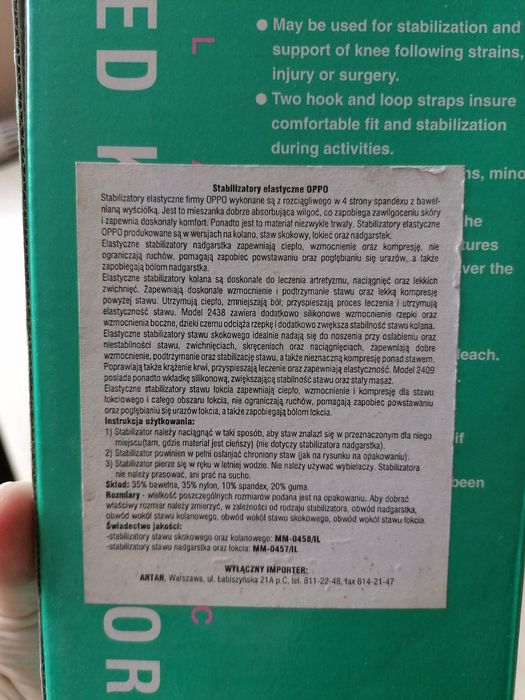 Orteza na kolano S