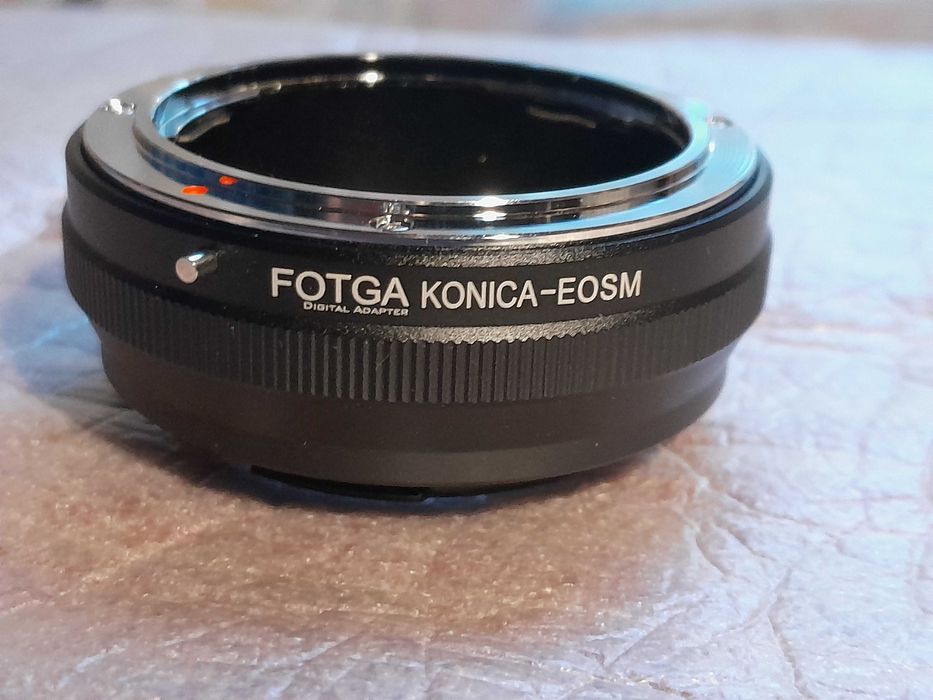 Adapter FOTGA do obiektywu Konica AR na aparat Canon EOS M/EF M