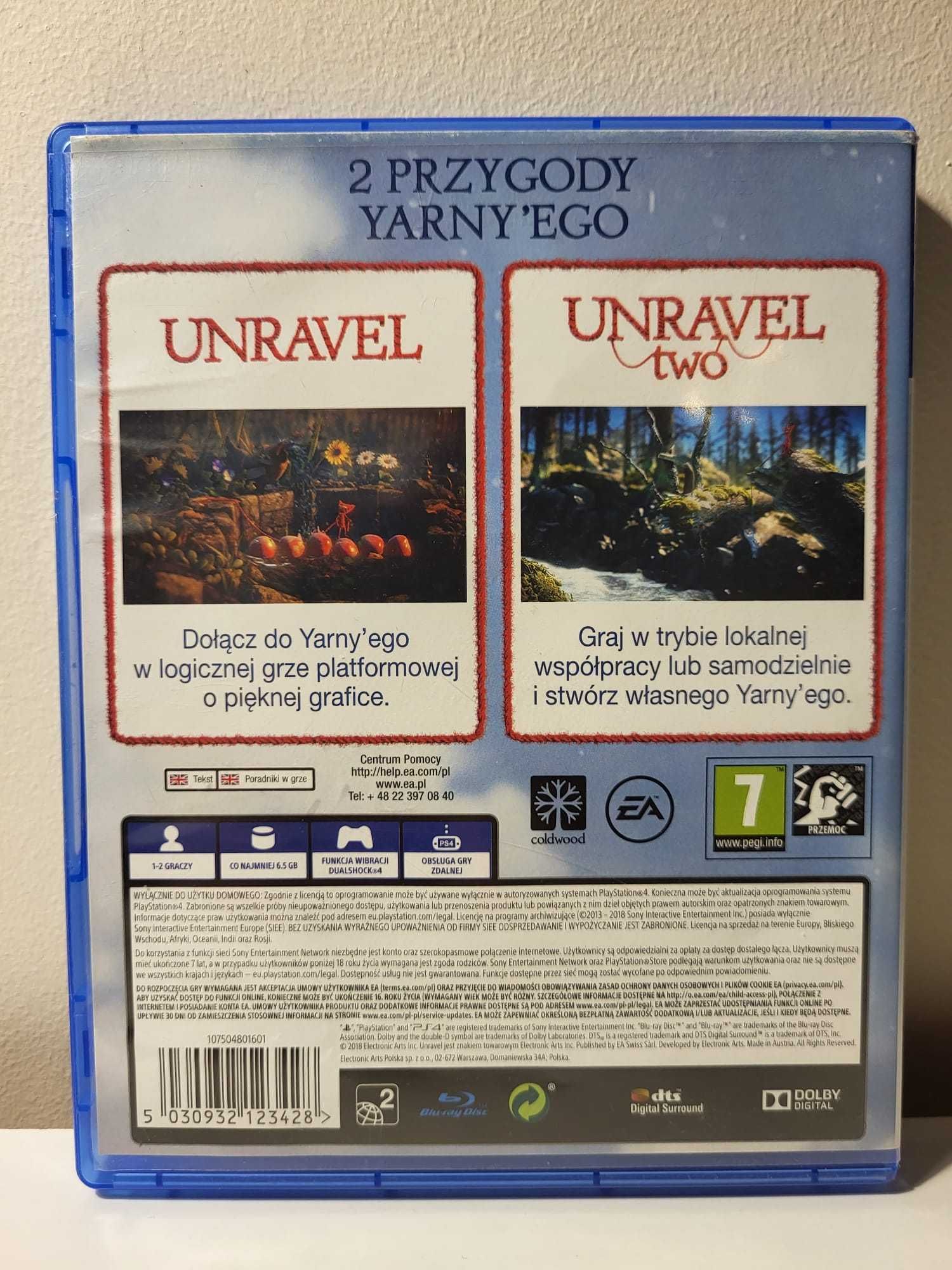 Unravel Yarny Bundle 1+2 PL PlayStation 4 PS4