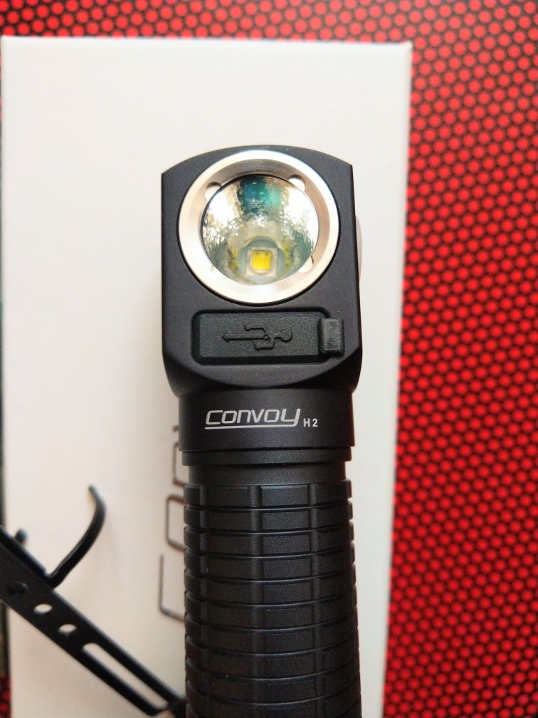 Налобный фонарь Convoy H2 / Cree XM-L2 / 18650 / USB Type-C