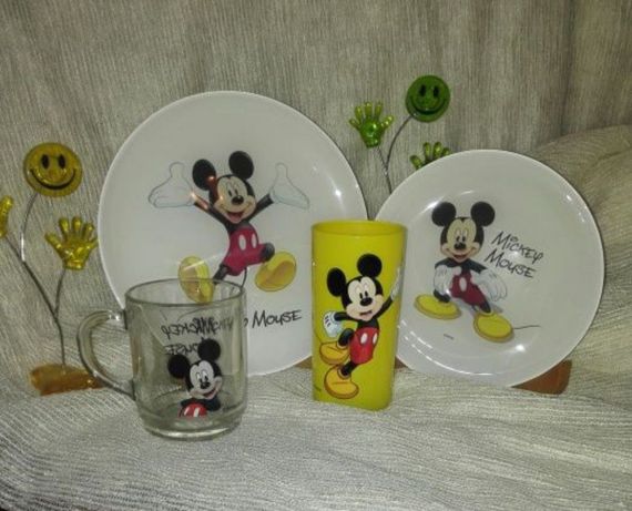 Набор детской посуды 4предмета Luminarc Disney Mickey Colors
