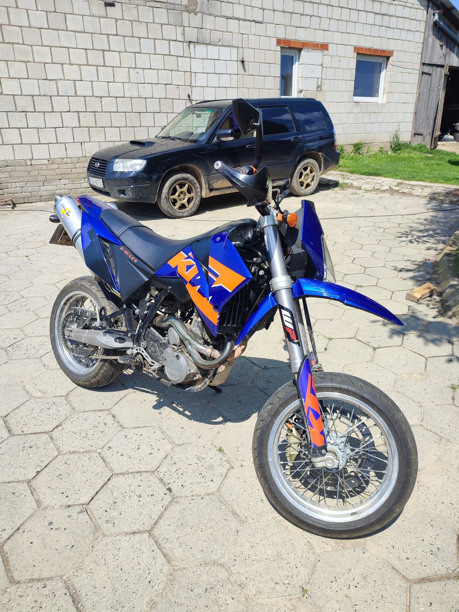 KTM LC4 640 Supermoto/ Zamiana na enduro, quad