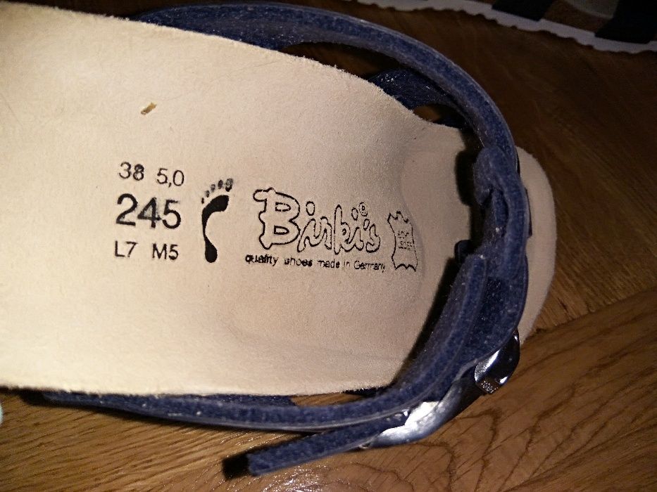 Шлепанцы кожаные ортопедические 37,5 - 38 р