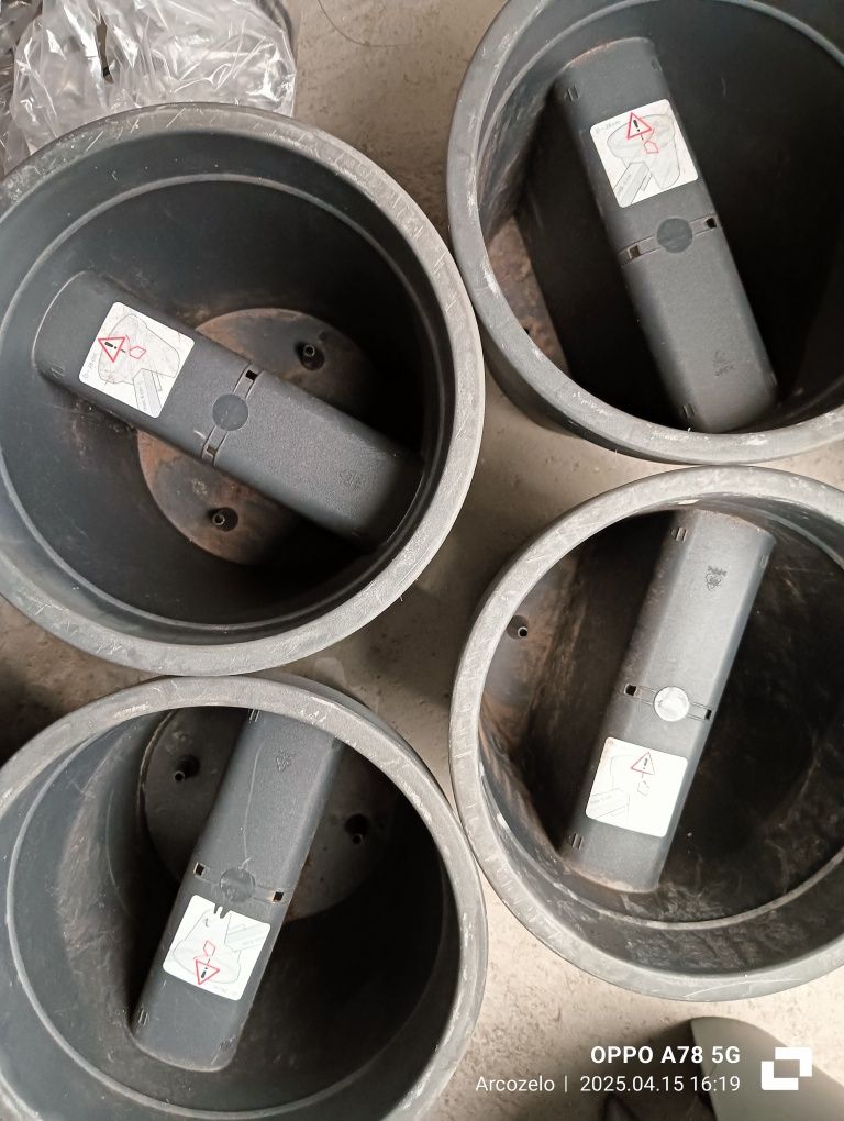 5 vasos de varanda