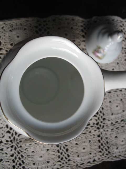 WIEDEŃSKA-stary porcelanowy dzbanek do kawy mokki-WAWEL