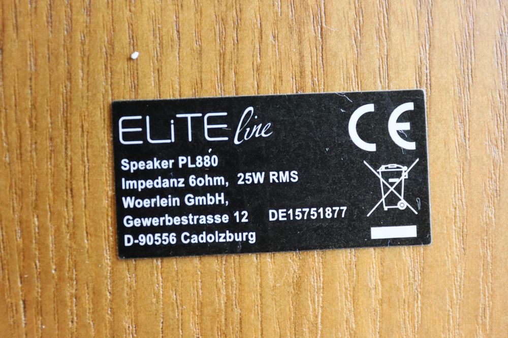 Elite  PL 880  speaker system