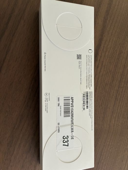 Apple watch 10 42mm jet Black M/L GPS novo a estrear