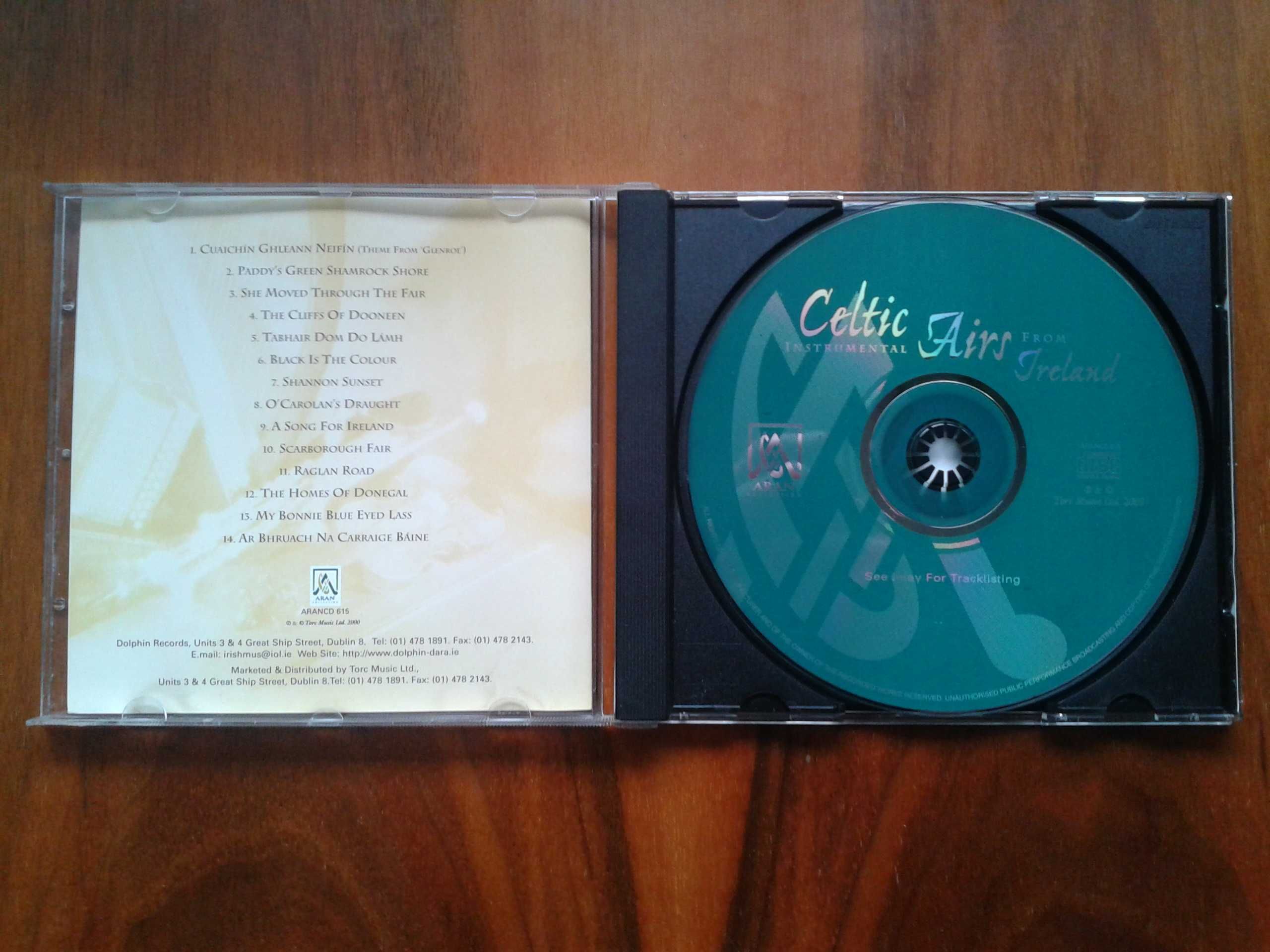 Płyta CD ''Instrumental Celtic Airs from Ireland''