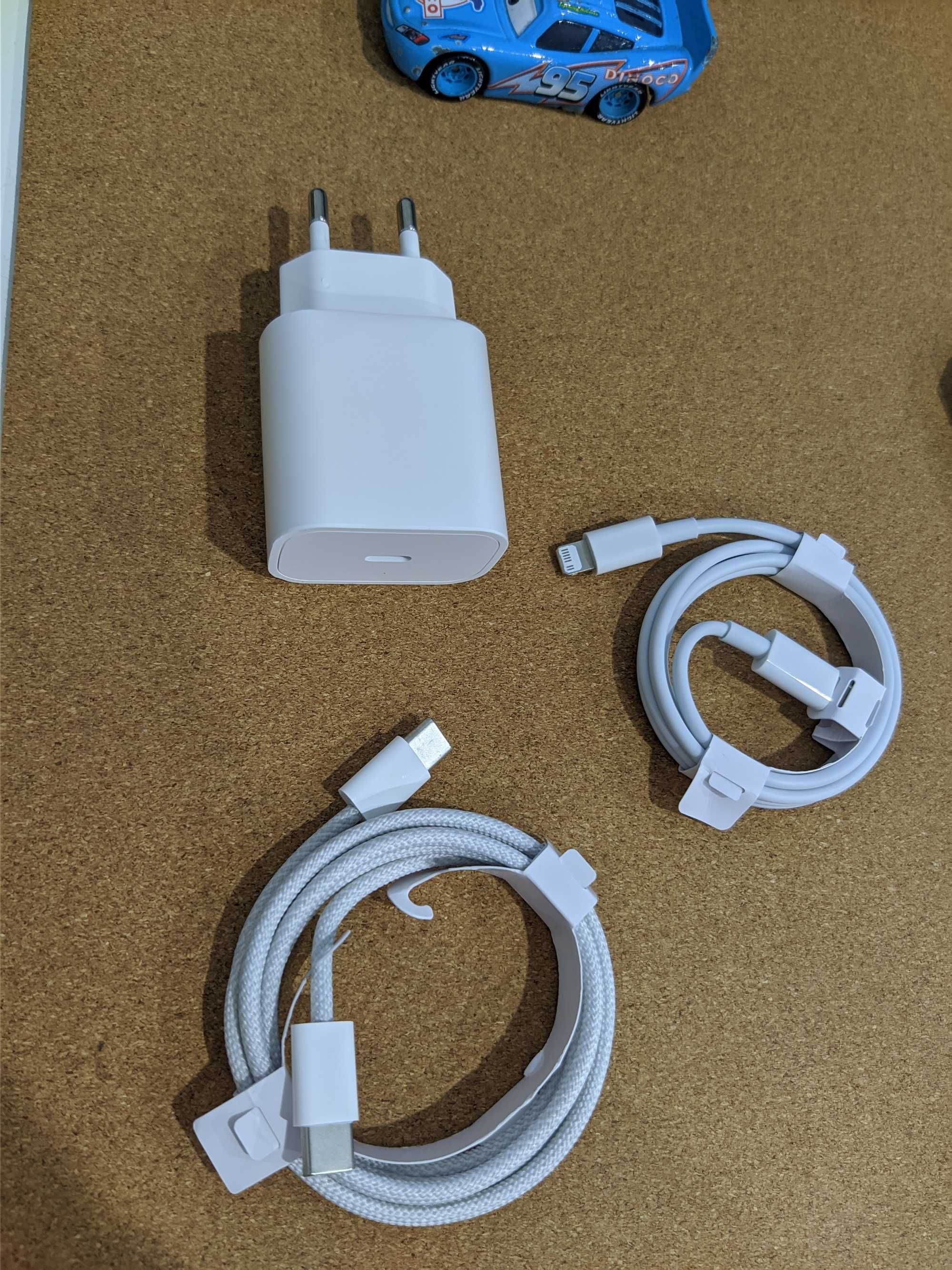 Комплект Power Adapter 20W + кабель iPhone 15 зарядний пристрій