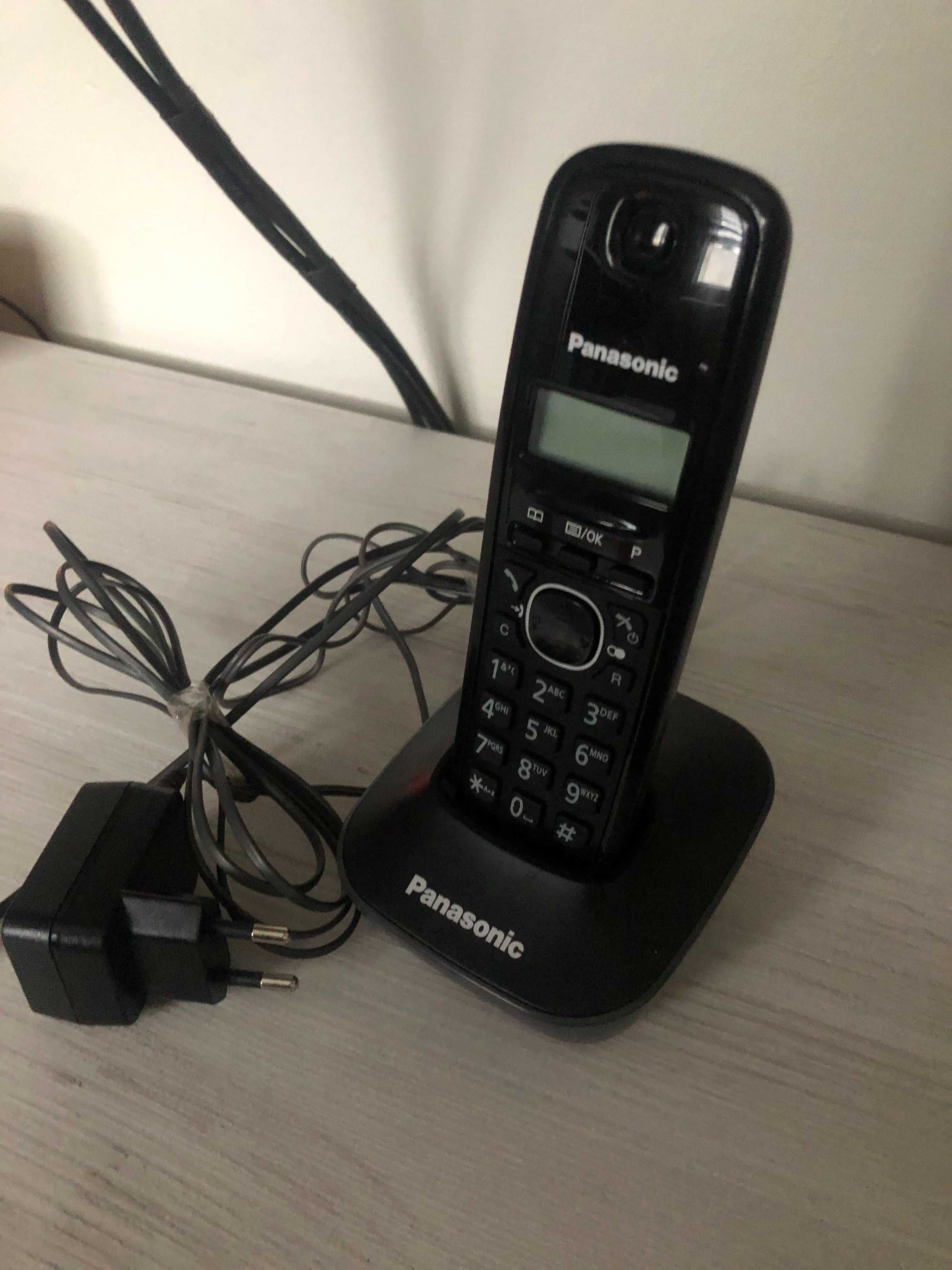 telefon stacjonarny bezprzewodowy Panasonic kx tg1611pd jak nowy