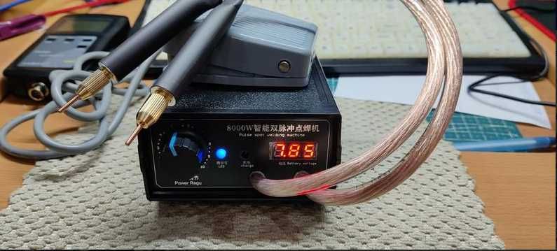 Точечная сварка 8000w для аккумуляторов 18650 с педалью