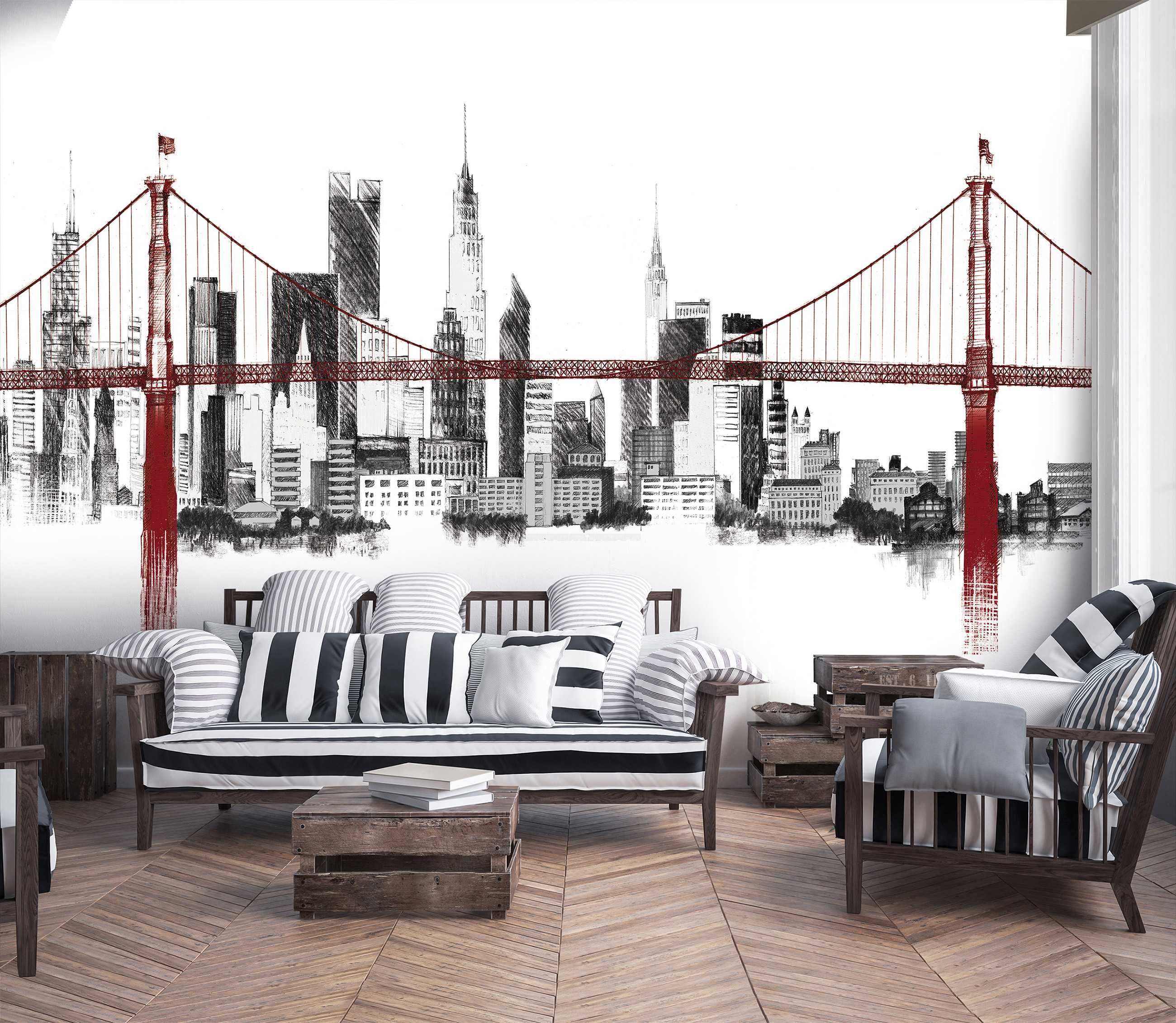 Fototapeta Golden Gate San Francisco 3D Na Twój Rozmiar + KLEJ