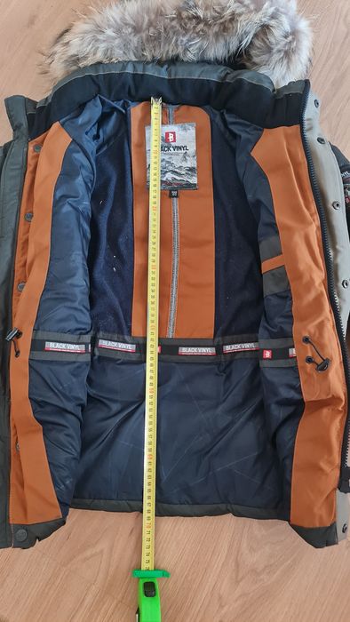 Подростковая зимняя куртка-пуховик аляска 40р