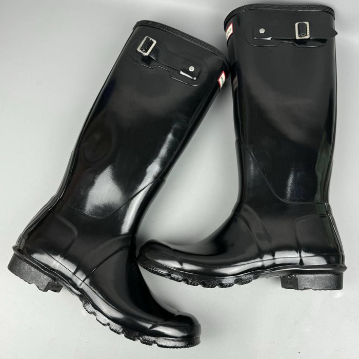 Ботинки Hunter Original Tall Gloss резиновые сапоги трекинговые горные