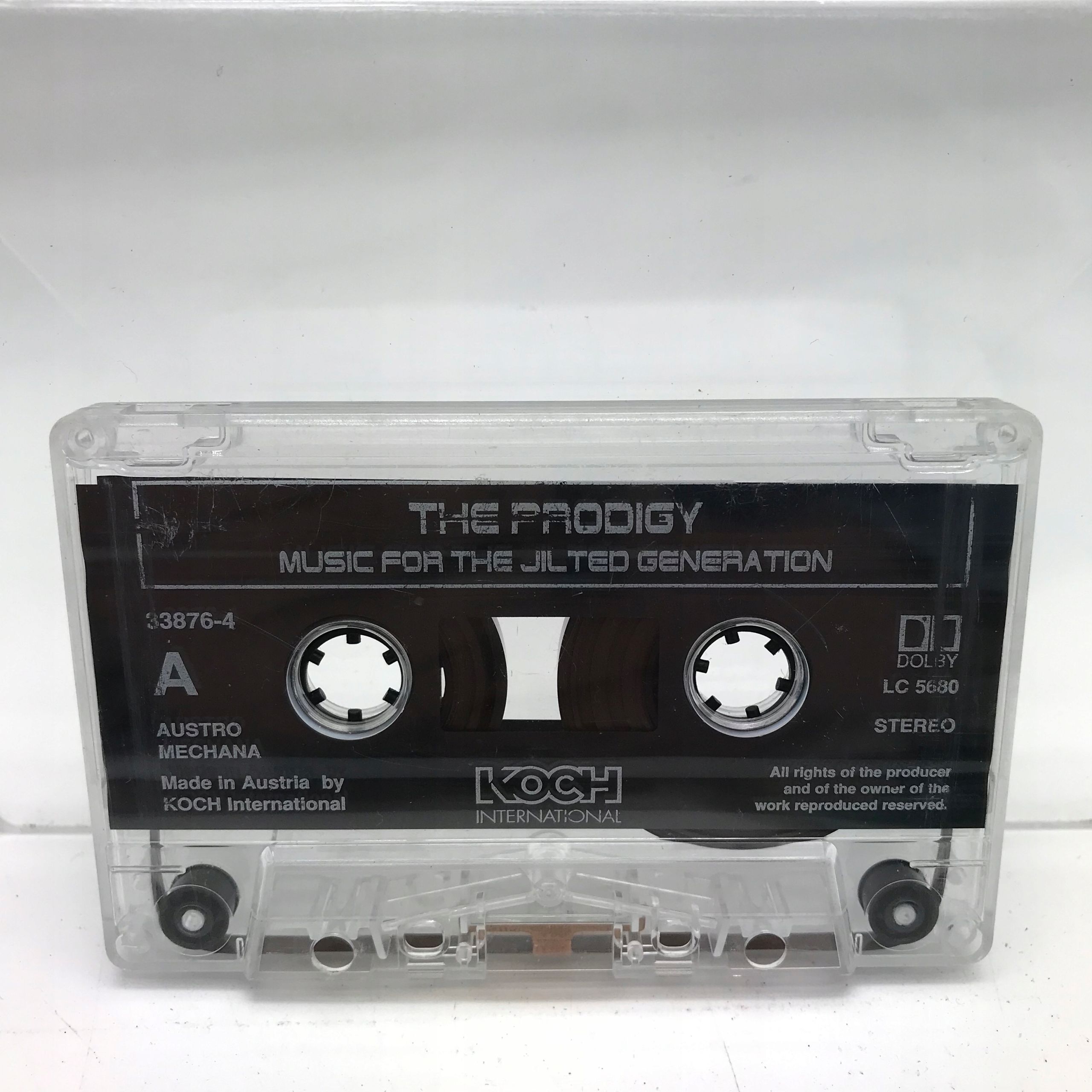 kaseta - prodigy - music for the jilted generation