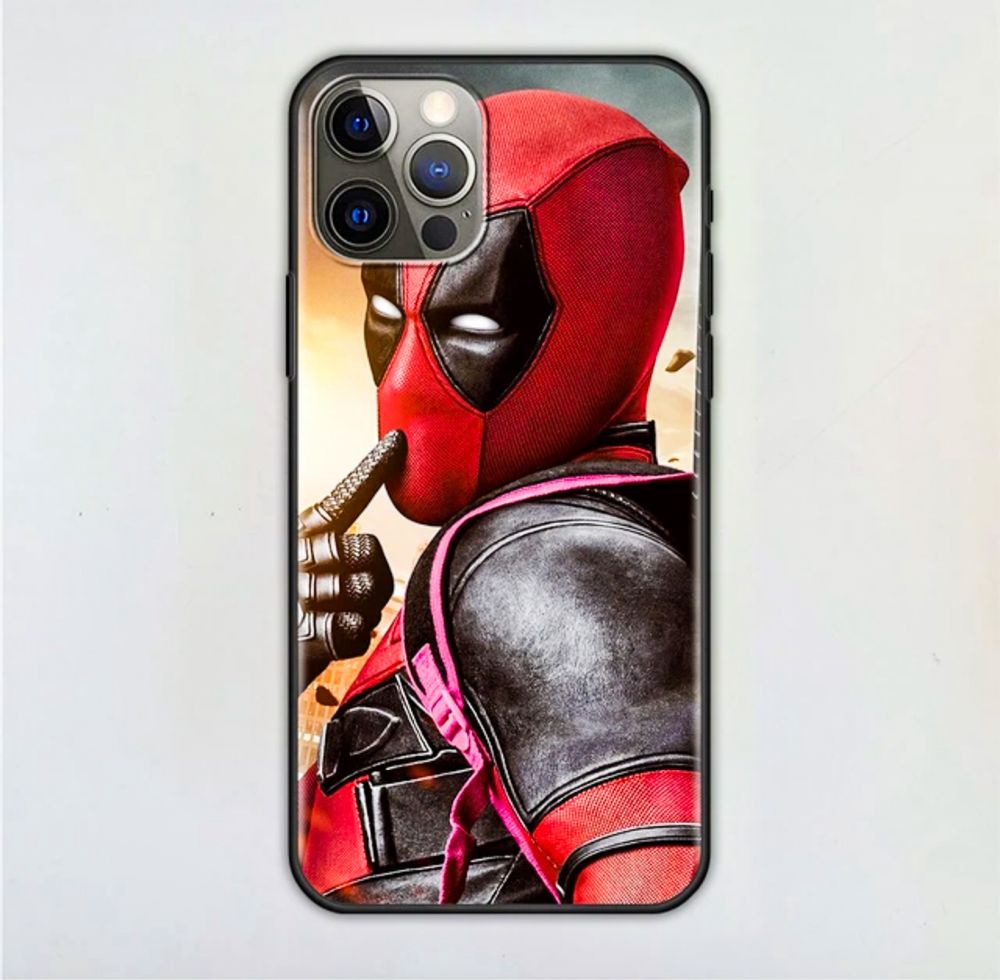 Marvel Deadpool Etui dla iPhone 15, 14, 13, 12, 11, Mini, Pro, Max