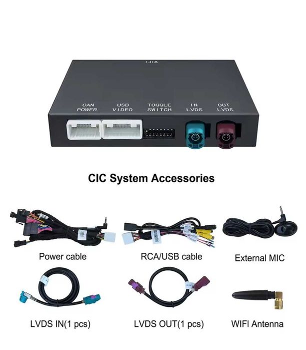 Carplay sem fio android para BMW - CIC