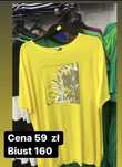 Tunika plus size biust 160 zolta