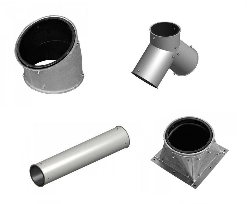 Rury do transportu zboża D150-D300 ziarna