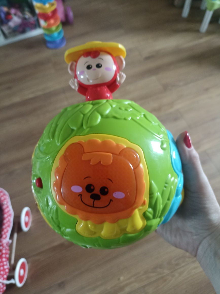 A kuku kula piłka małpka fisher price anek