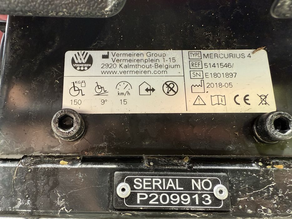 skuter inwalidzki wózek Vermeiren Mercurius 4D dla seniora jak nowy