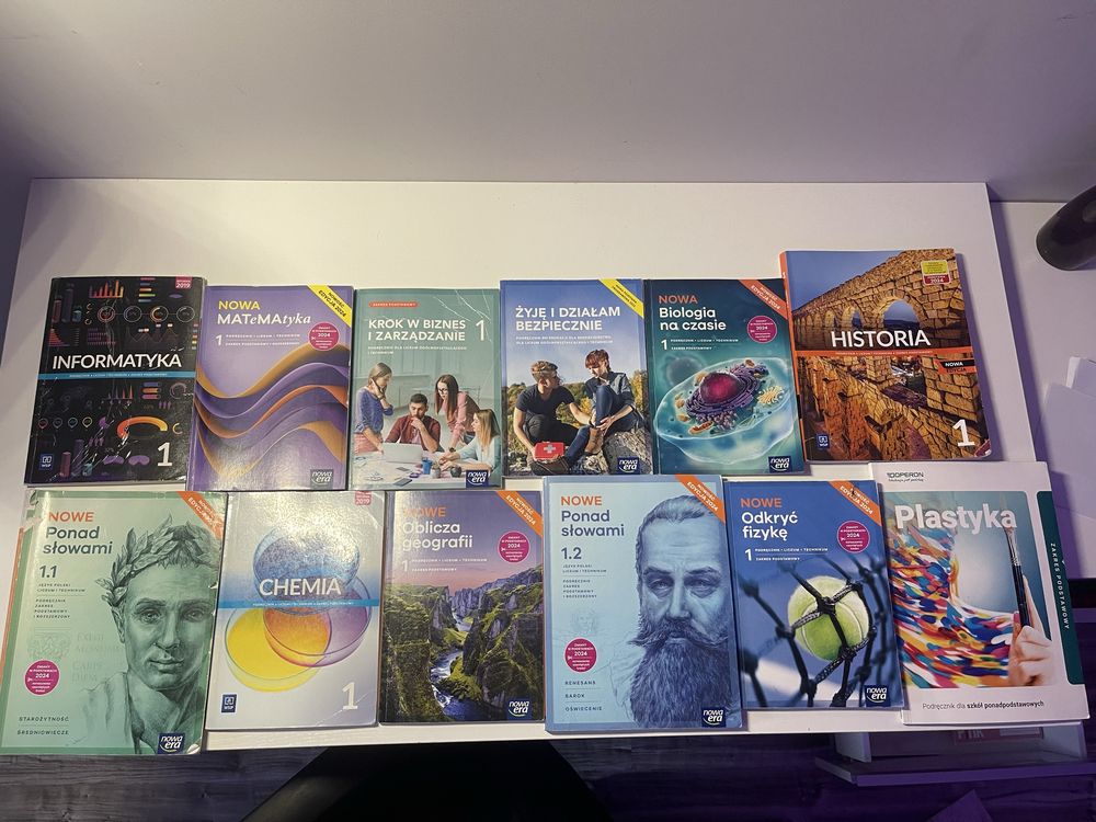 Podręczniki 1 klasa technikum