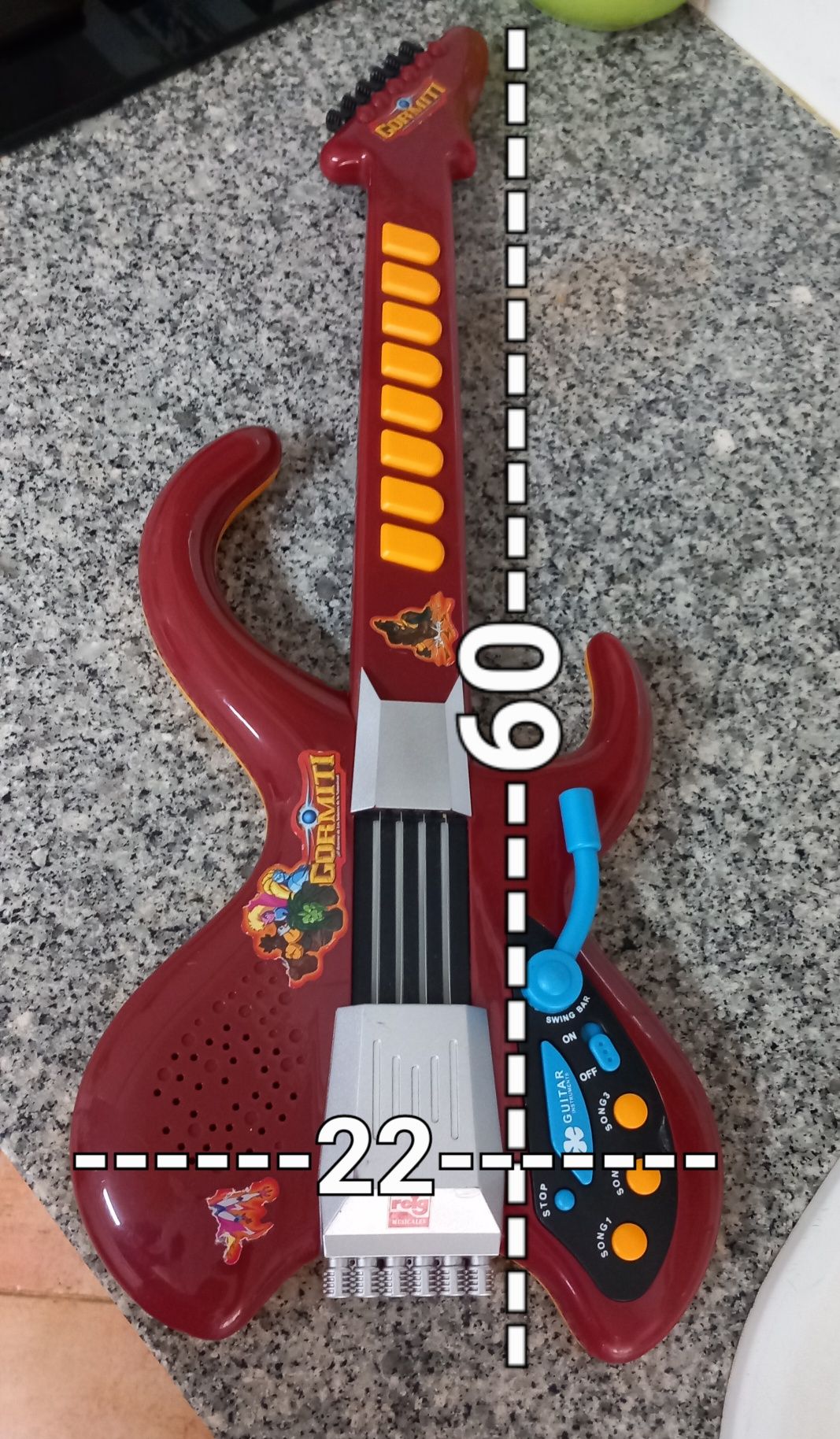 GUITARRA PARA CRIANÇA,MÚSICA.bastante completa multifunções e a 100% .