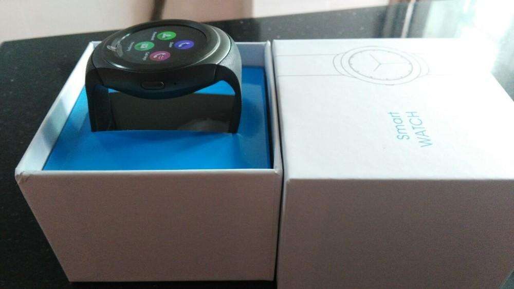 Smartwatch T11 Visor redondo entrada cartão sim e cartão de memoria SD