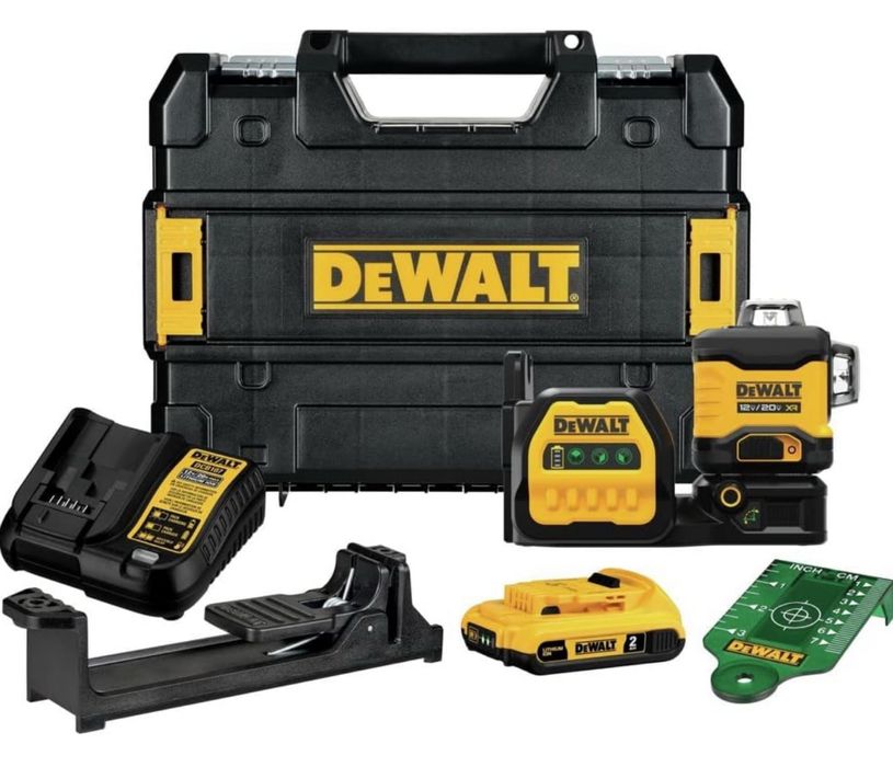 Лазерний нівілір DeWALT DCLE34030G 3x360 Green [Новий комплект]
