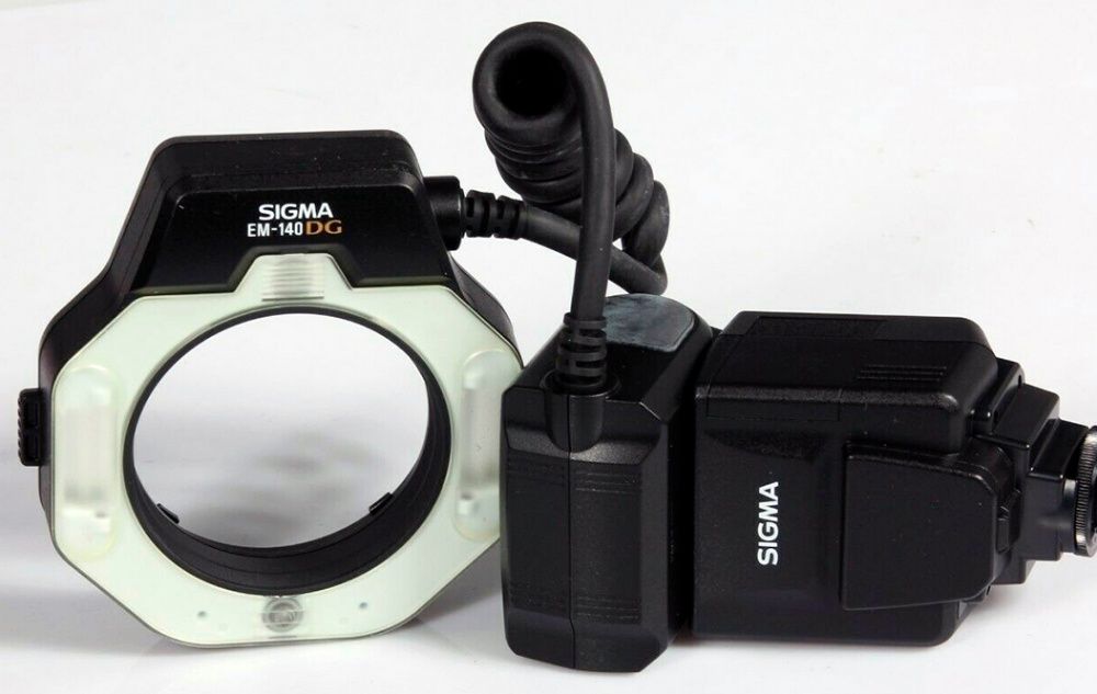Ring flash Sigma EM 140 DG ETTL ll para canon em perfeito estado.