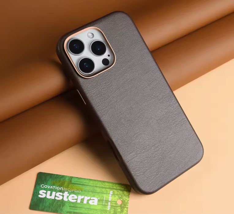 Продам шкіряний чохол для iphone 16 pro max desert titanium magic safe