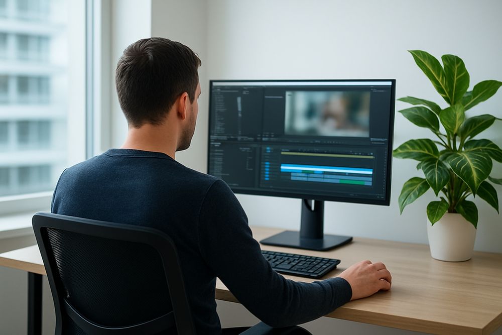 Graphic designer e video editor