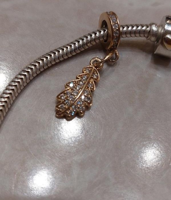 Срібний браслет Пандора, шарми