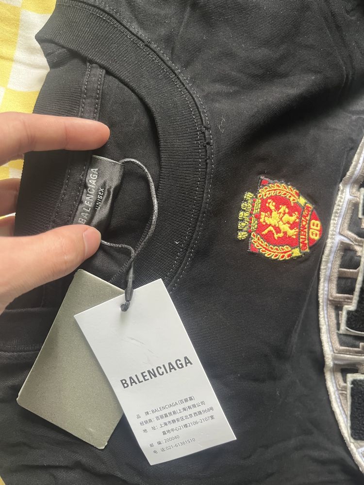 Футболка мужская женская Balenciaga оверсайз унисекс оригинал