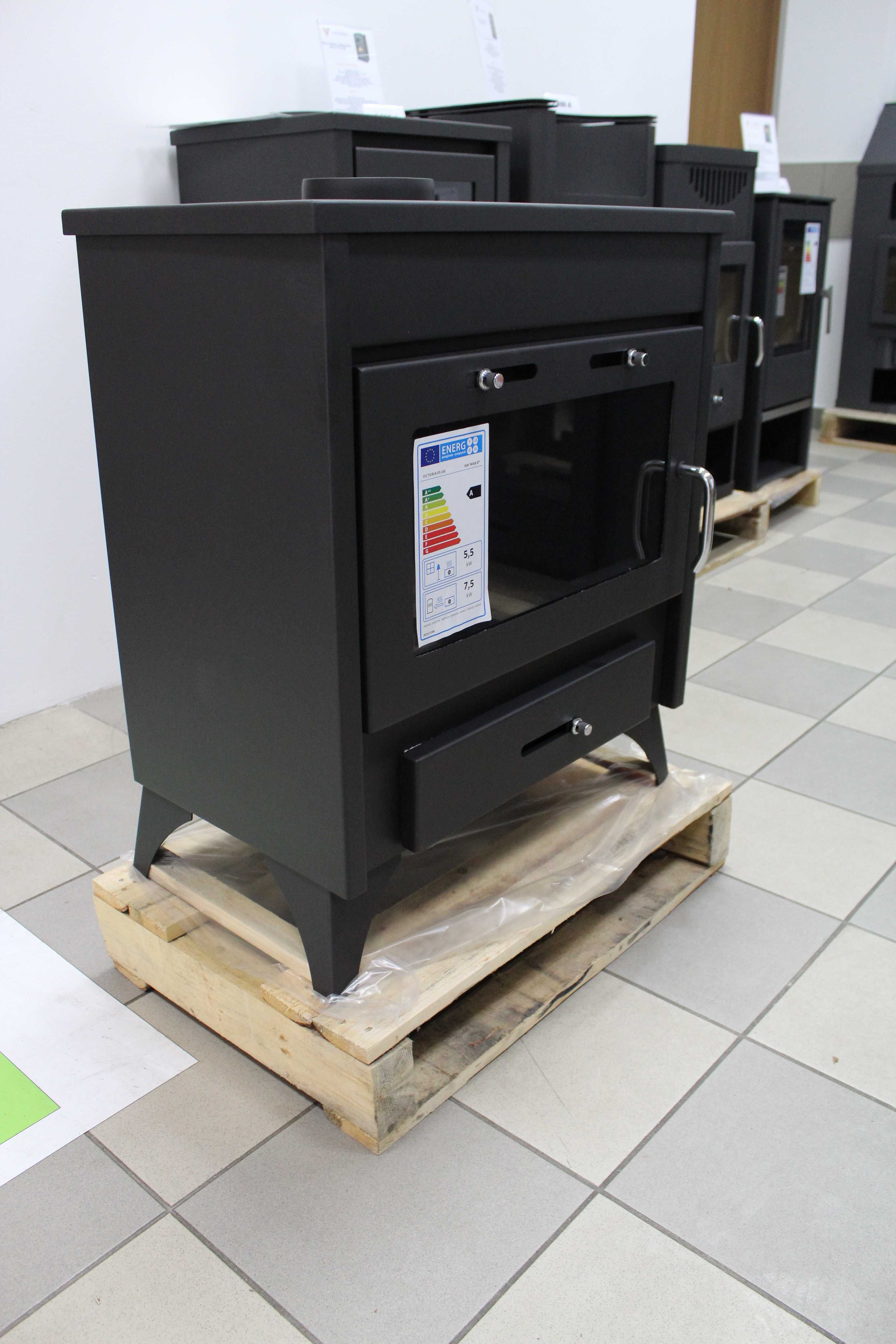 Piec piecyk Kominek z Płaszczem Wodnym - Ray Max B 13KW raty 0%