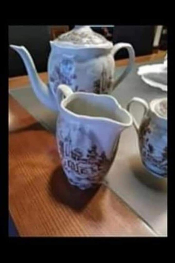 Conjunto de chá  de porcelana