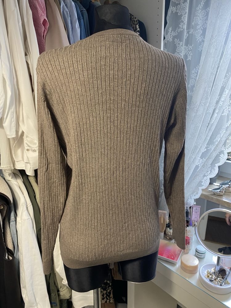Brązowy sweterek Bondelid M wiskoza