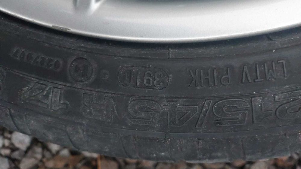 Alufelgi Mercedes R17 5X112 koła 215/45/R17