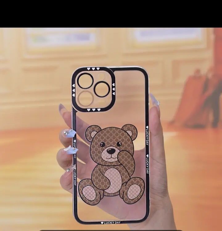 Etui Iphone 13! Teddy Bear! Silikonowe! Case Premium! Iphone 13!