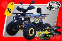 Quad ATV 125cc HERCULES Premium PRO Automat 8 cali LED Licznik LCD Hak