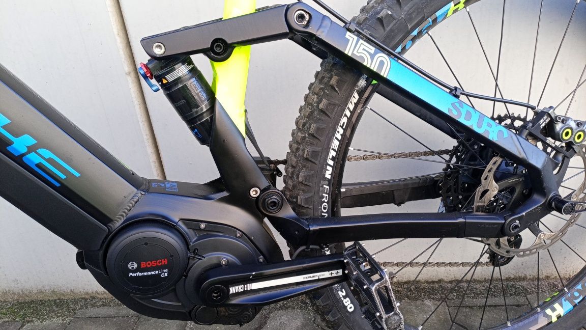 rower elektryczny haibike/160-150mm/bosch/DT swiss/rock shox/nx/1x11