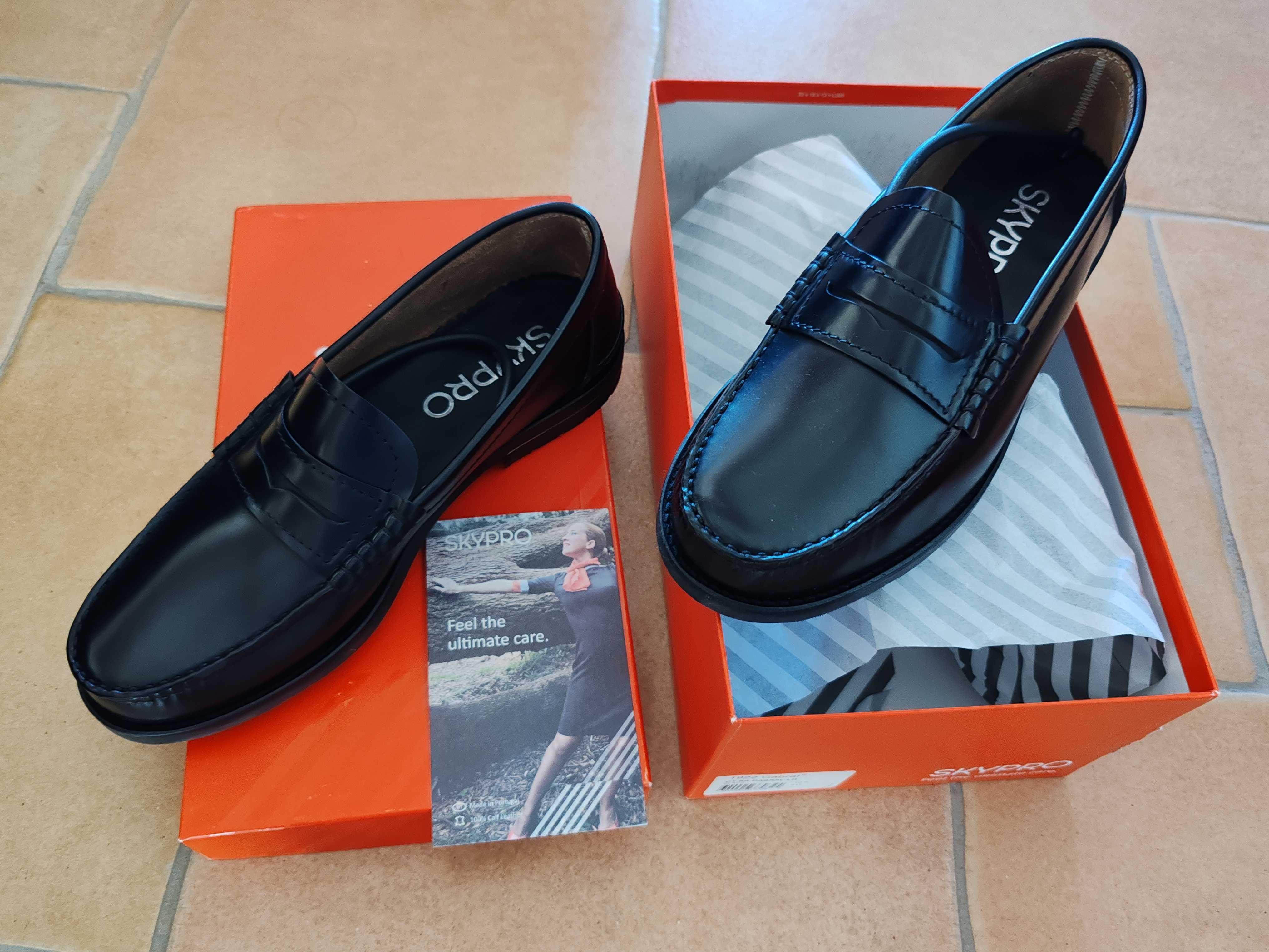 Sapatos SKYPRO em pele nº 43 novos a estrear
