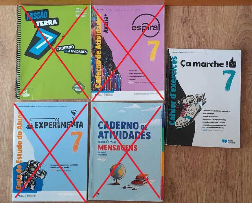 Cadernos de Atividades - 7.º ano