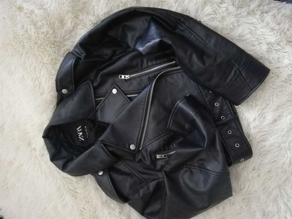 ramoneska Zara M 38 krótka ramoneska Zara M 38 biker