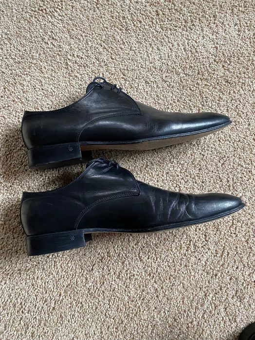 Buty eleganckie półbuty Lavard czarne 42