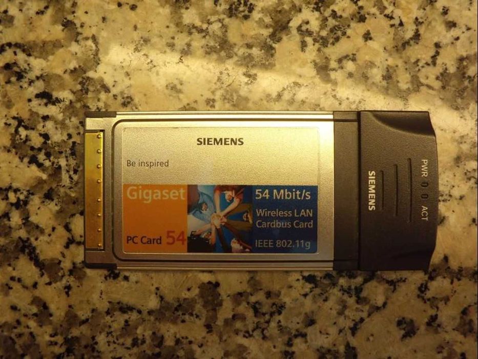 Placa Gigaset PC Card 54 para portátil da SIEMENS