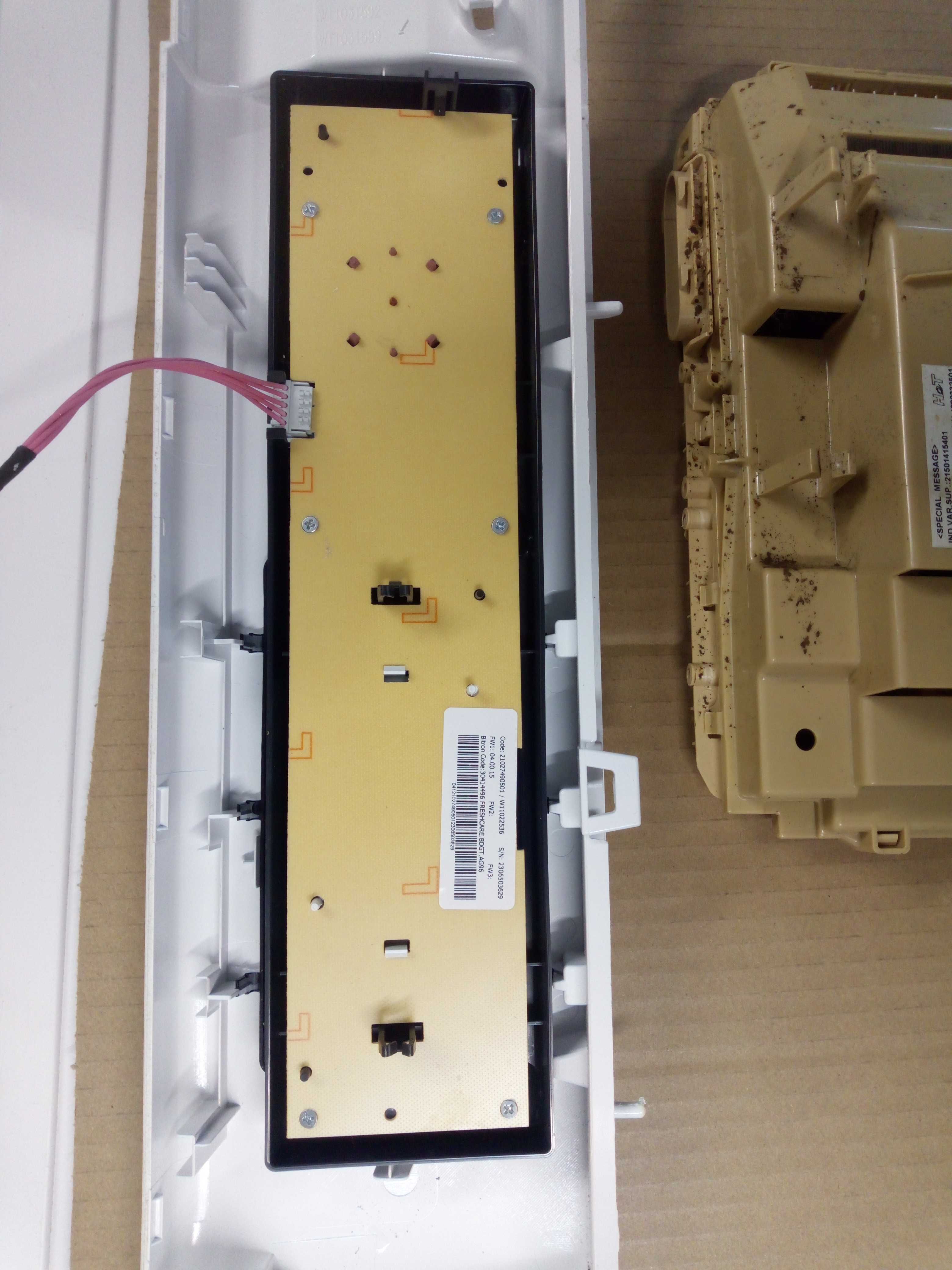 moduł wyświetlacz panel przedni Whirlpool  	FFB 9258 SV PL